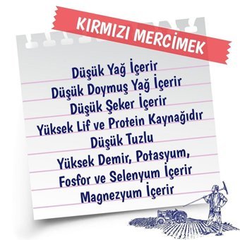 Yayla Yerli Kırmızı Mercimek 1 kg
