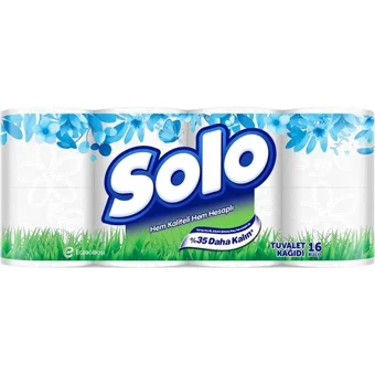 Solo 2 Katlı 2x16'lı Rulo Tuvalet Kağıdı