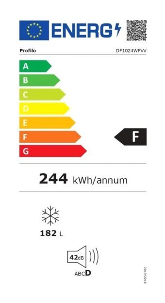 Profilo DF1024WFVV 6 Çekmeceli A+ Enerji Sınıfı 173 lt Dikey Solo Derin Dondurucu Beyaz