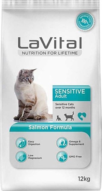 La Vital Sensitive Kuru Kedi Maması 12 kg