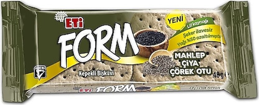 Eti Form Çiyalı Çörekotlu Mahlepli Bisküvi 24x40 gr