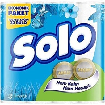 Solo 2 Katlı 4x32'li Rulo Tuvalet Kağıdı