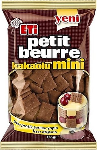 Eti Petit Beurre Kakaolu Bisküvi 165 gr