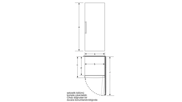Profilo DF1033WEVV 1 Çekmeceli A++ Enerji Sınıfı 220 lt Dikey Solo Derin Dondurucu Beyaz