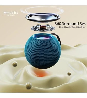 Yesido YSW13 Bluetooth Hoparlör Lacivert