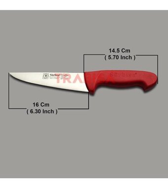 Sürbisa 17 cm Çelik - Plastik Et Bıçağı