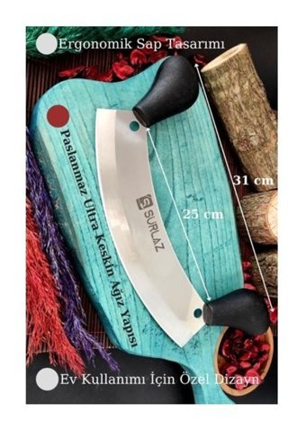 Sürlaz 15 cm Ahşap - Çelik - Plastik Et Bıçağı