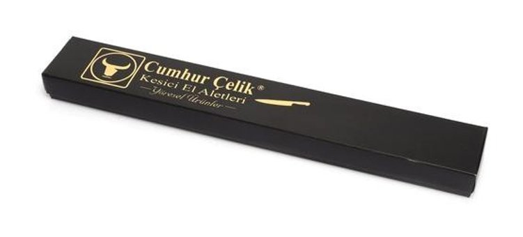 Cumhur Çelik 61012 19 cm Ahşap - Çelik Et Bıçağı