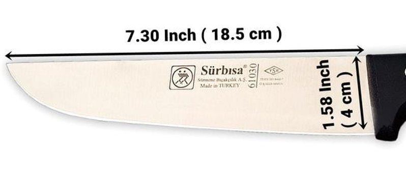 Sürbisa 61030 18 cm Çelik - Plastik Et Bıçağı