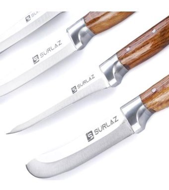 Sürlaz 13 cm Ahşap - Çelik Et Bıçağı