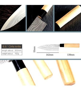 Omeniv 15.5 cm Çelik Et Bıçağı