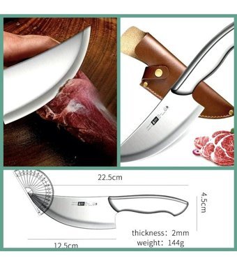 Omeniv 20 cm Çelik Et Bıçağı
