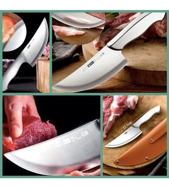 Omeniv 20 cm Çelik Et Bıçağı