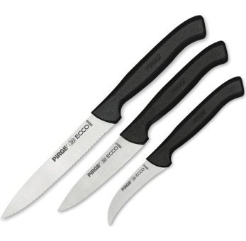 Pirge 13 cm Çelik Et Bıçağı 3'lü