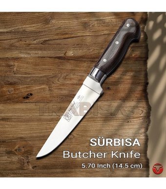 Sürbisa 61011 15 cm Ahşap - Çelik Et Bıçağı