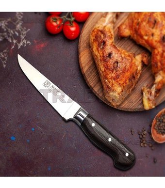 Sürbisa 61011 15 cm Ahşap - Çelik Et Bıçağı