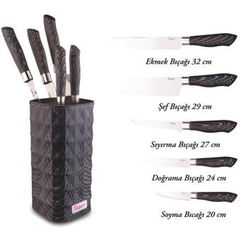 Evox 20 cm Paslanmaz Çelik Et Bıçağı
