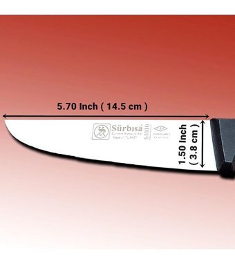 Sürbisa 61010 29 cm Paslanmaz Çelik 3 Parça Et Bıçağı