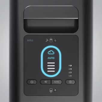 Braun Bfd104Be2 129 m² Karbon Filtreli Ozonsuz Hepa Filtreli Hava Temizleyici Siyah