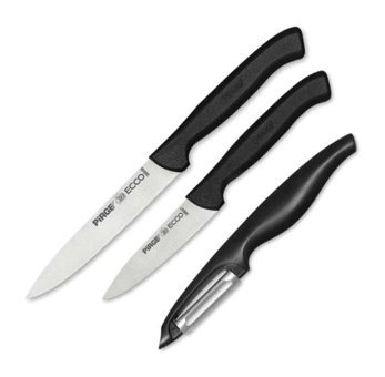 Pirge 13 cm Paslanmaz Çelik Et Bıçağı 3'lü