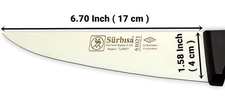 Sürbisa 61021 18 cm Çelik - Plastik Et Bıçağı