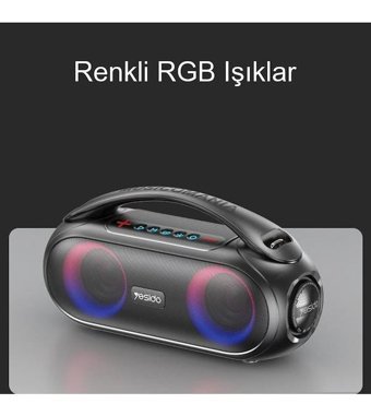 Yesido YSW19 Bluetooth Hoparlör Siyah