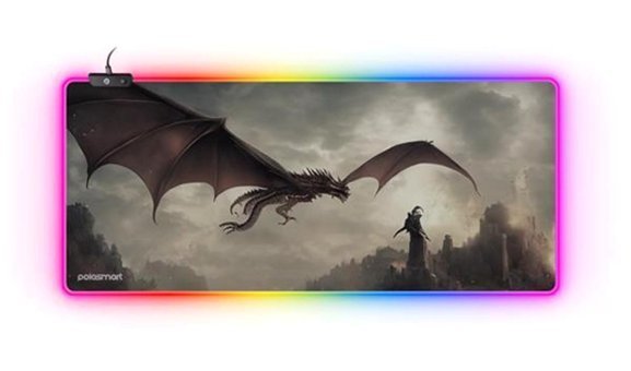 Polosmart PGM21 70x30 cm XL Gaming Mousepad Siyah