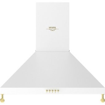 Vestel AD-60041 RB 645 m3/h 60 cm Metal Karbon Filtreli Bacalı-Bacasız Duvar Tipi Davlumbaz Beyaz