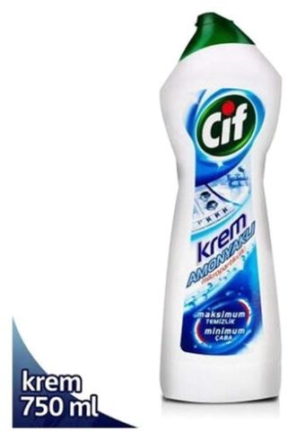 Cif Amonyaklı Krem Mutfak ve Banyo Temizleyici 12x750 ml