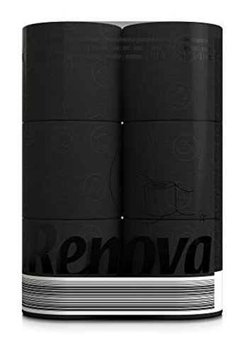 Renova Zwart Luxury 3 Katlı Kokulu Renkli 6'lı Rulo Tuvalet Kağıdı