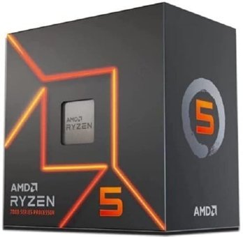 AMD Ryzen 5 7600 6 Çekirdekli 3.8 Ghz 5.1 GHz Turbo Hız 32 MB Ön Bellek AM5 Soket Tipi İşlemci