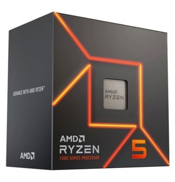 AMD Ryzen 5 7600 6 Çekirdekli 3.8 Ghz 5.1 GHz Turbo Hız 32 MB Ön Bellek AM5 Soket Tipi İşlemci
