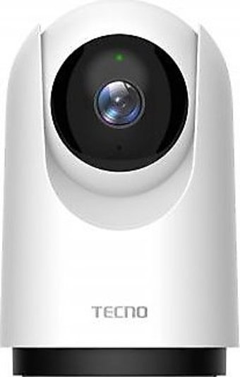 Tecno TH300 Ethernet Mini 1 Kameralı 360 Derece Dönen Gece Görüşlü IP İç Mekan Kablolu Güvenlik Kamerası
