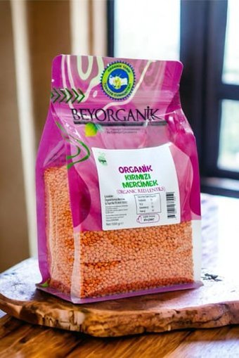 Beyorganik Kırmızı Mercimek 1 kg
