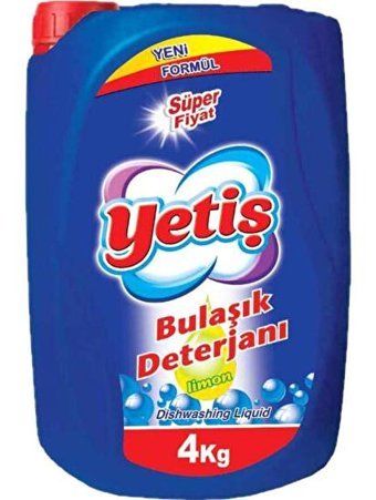 Yetiş Limon Kokulu El Bulaşık Deterjanı 4 lt