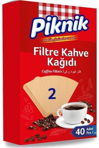 Piknik 2 Numara Filtre Kahve Kağıdı 40'lı
