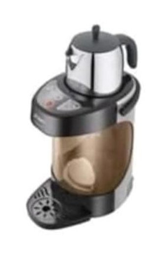 Arzum AR338 1000 W 3.5 lt Çelik Tek Demlikli Tek Musluklulu Elektrikli Semaver Siyah