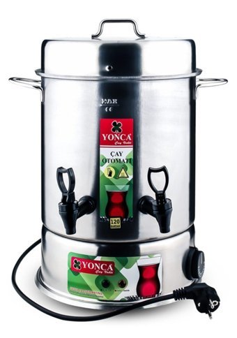 Yonca 1200 W 3.5 lt Çelik Çift Musluklulu Elektrikli Semaver