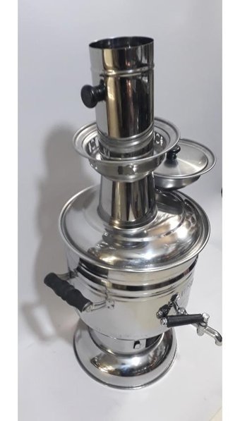 Sözenler 4.5 lt Çelik Tek Demlikli Tek Musluklulu Elektrikli Semaver Gümüş