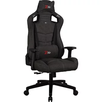 Zio Venom Serisi Jet Black Keten kumaş Oyuncu Koltuğu Siyah