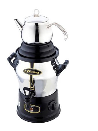 İmza S-2030 1200 W 4 lt Çelik Tek Demlikli Tek Musluklulu Elektrikli Semaver Gümüş