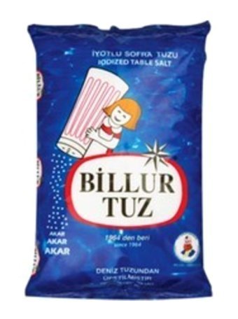 Billur İyotlu Toz Deniz Tuzu Paket 750 gr
