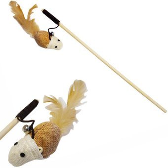 Eastland Peluş Yakalama Yavru-Yetişkin Olta Kedi Oyuncağı