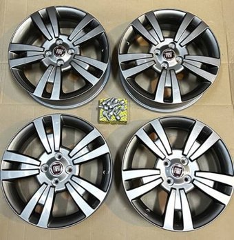 Fiat Titanyum 55174537 Gri 16 inç 5 Kol Alaşım Jant 4 Adet