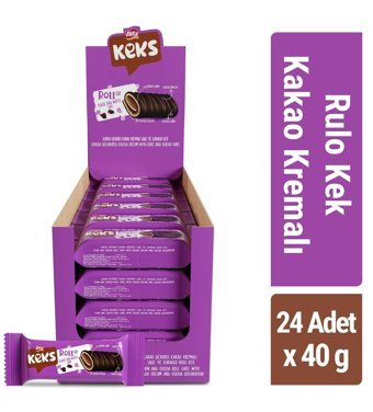 Bifa Keks Rulo Kakaolu Kremalı Kek 24x40 gr