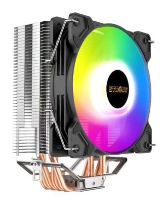 Strong M4-12xpro 4 Pin 1 Fanlı Fan Soğutmalı RGB Masaüstü İşlemci Soğutucu