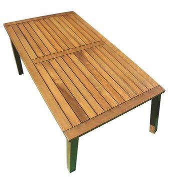 Bahçeci 100x240 cm Kahverengi Dikdörtgen Ahşap Bahçe Masası