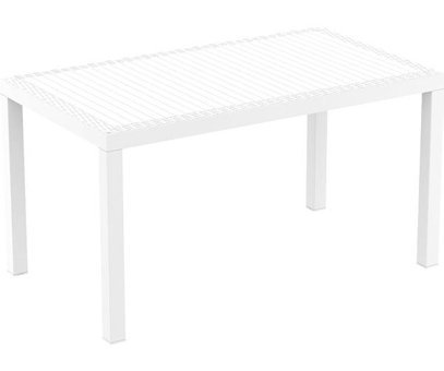 Siesta Orlando 80x140 cm Siyah Dikdörtgen Plastik Bahçe Masası