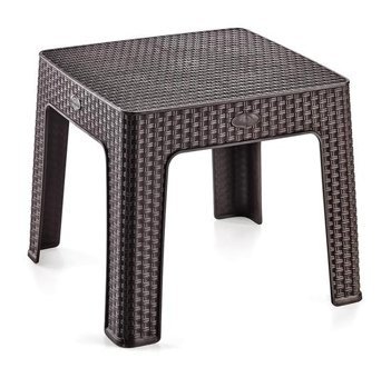 Holiday Monoblok 44x44 cm Çok Renkli Kare Plastik Bahçe Masası