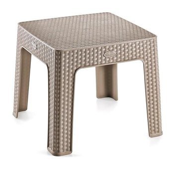 Holiday Monoblok 44x44 cm Çok Renkli Kare Plastik Bahçe Masası